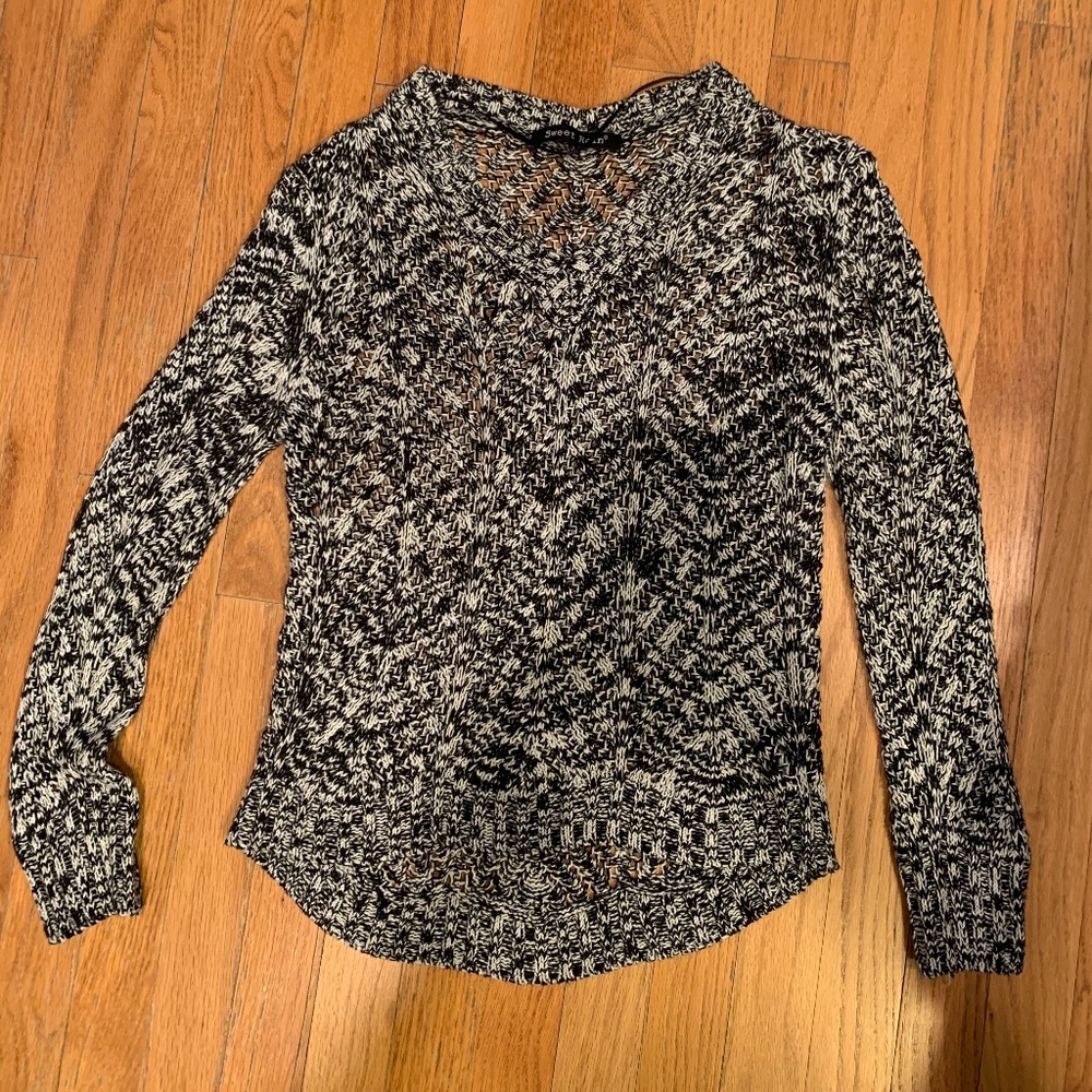 Black and White Sweater